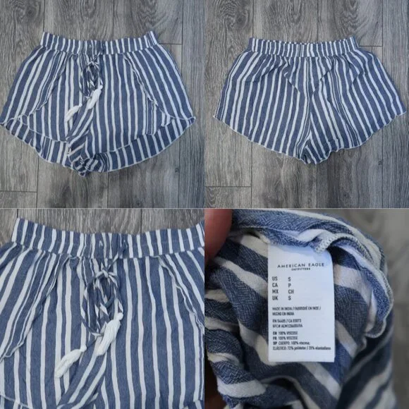 Dress Jeans Shorts Womens Bundle Lot XS/S Stripes Colorful Stretch Lightweight - Picture 5 of 13